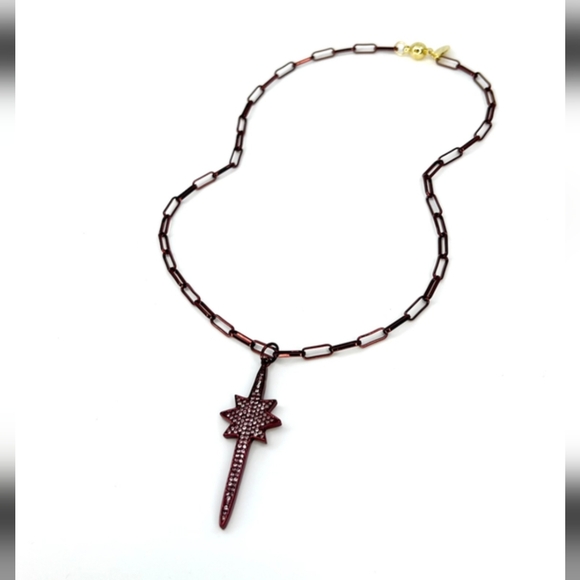 By Alexa Rae NWOT Cammie Star Necklace - Picture 1 of 8
